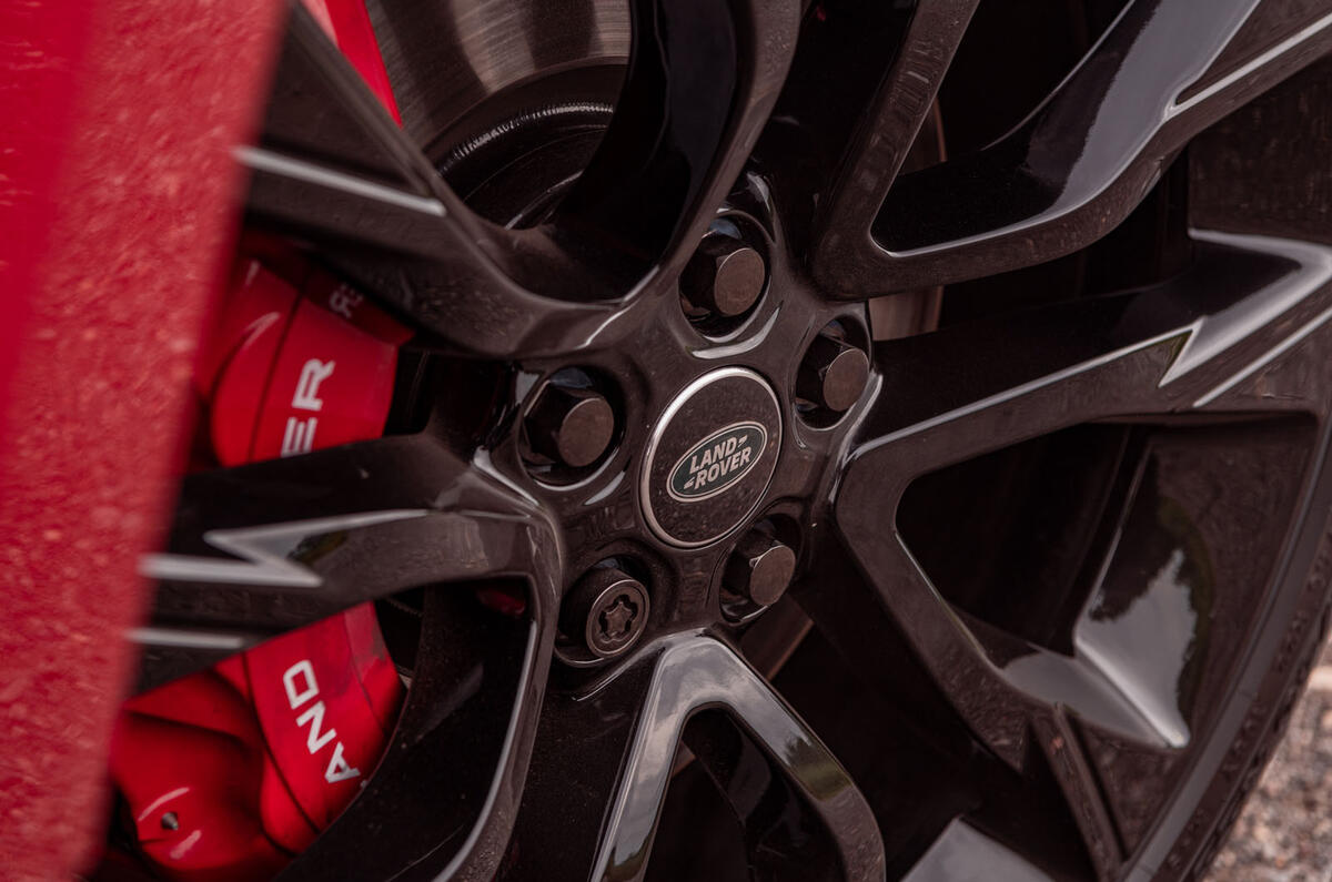 Land Rover Range Rover Sport HST 2019 UK first drive review - brake calipers