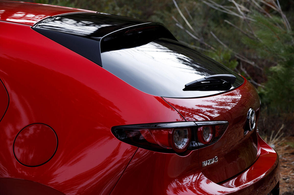 Mazda 3 2.0 Skyactiv-G 2019 first drive review - rear end