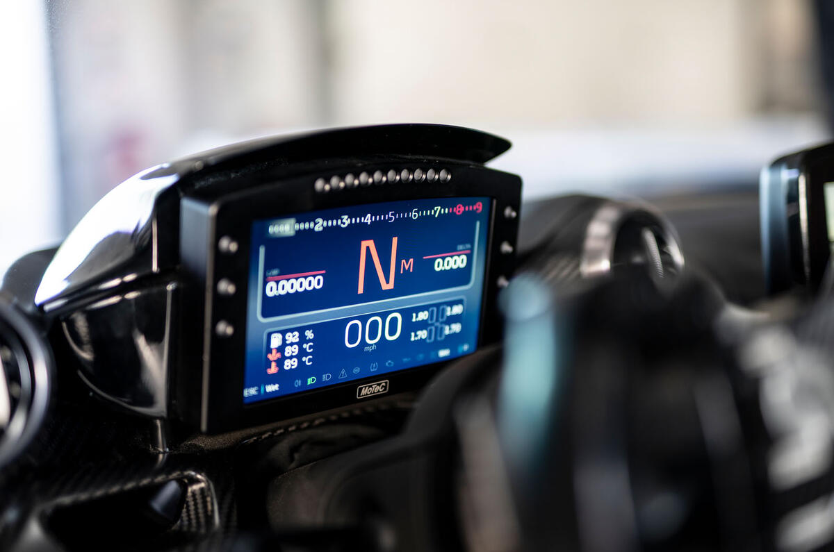 McLaren Senna GTR 2019 first drive review - instruments