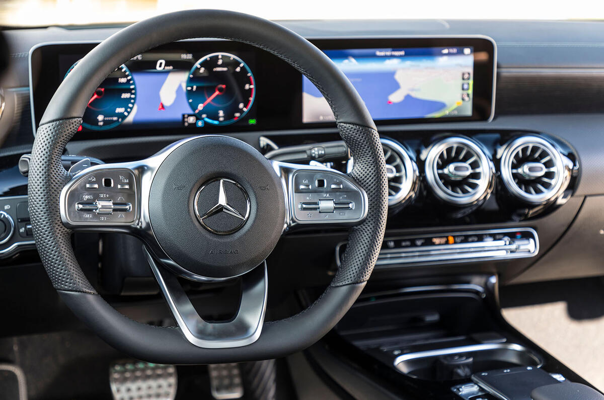 Mercedes-Benz CLA 2019 first drive review - dashboard