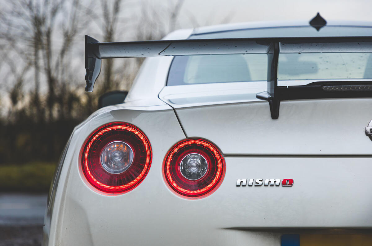 Nissan GT-R Nismo 2020 UK first drive review - rear lights