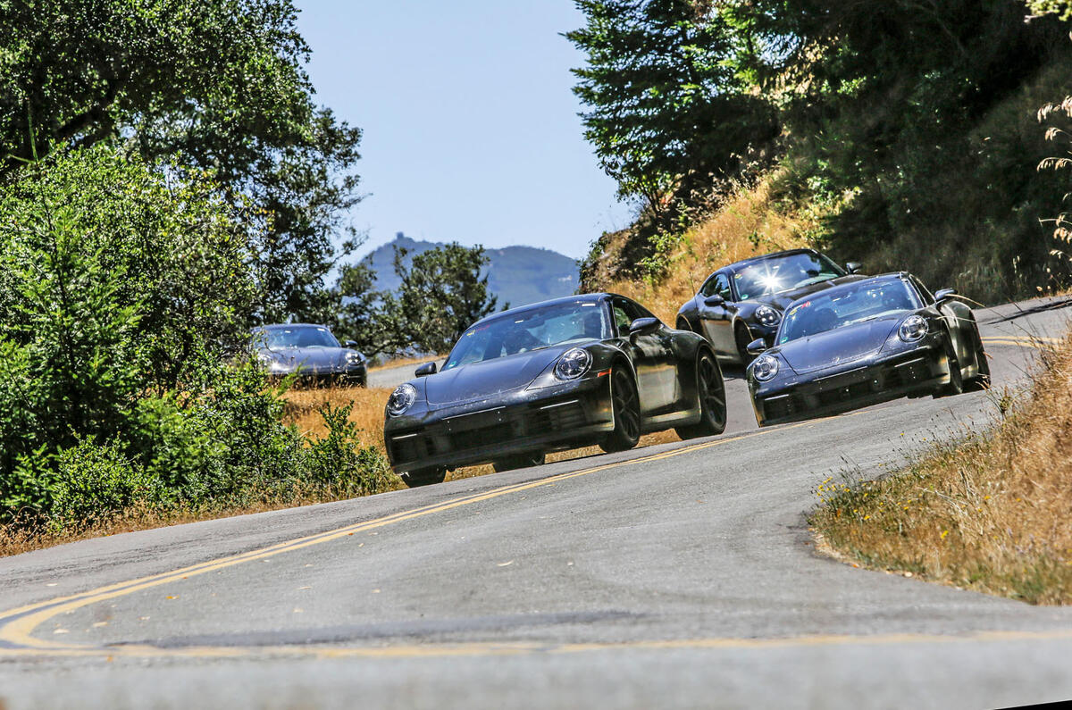 2019 Porsche 911 prototype first ride - cornering
