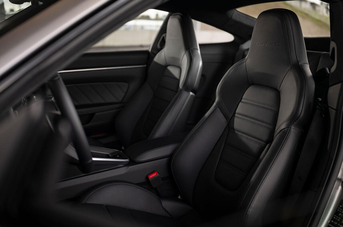 Porsche 911 Turbo S 2020 first drive review - cabin