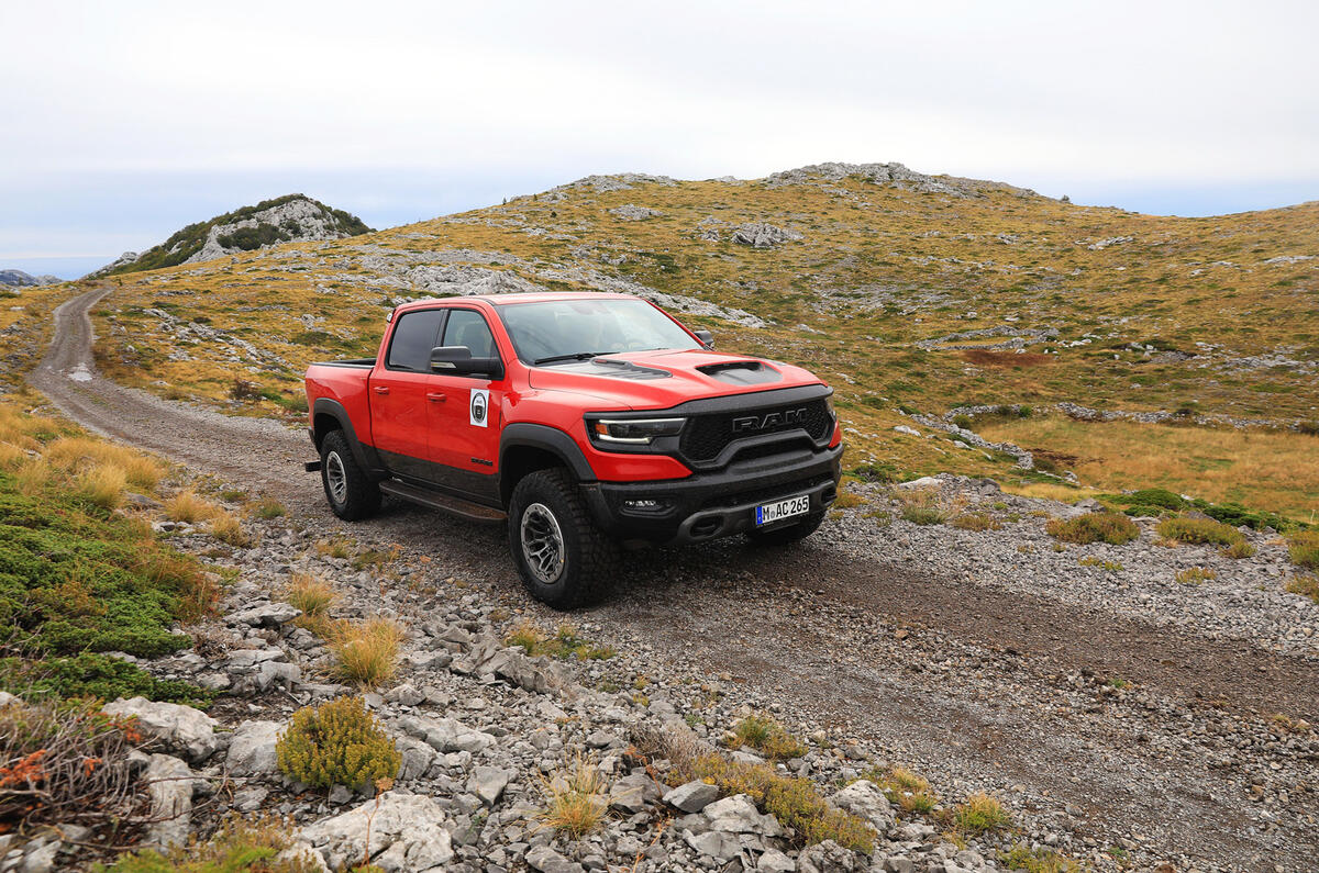 8 RAM 1500 TRX 2021 first drive review static front