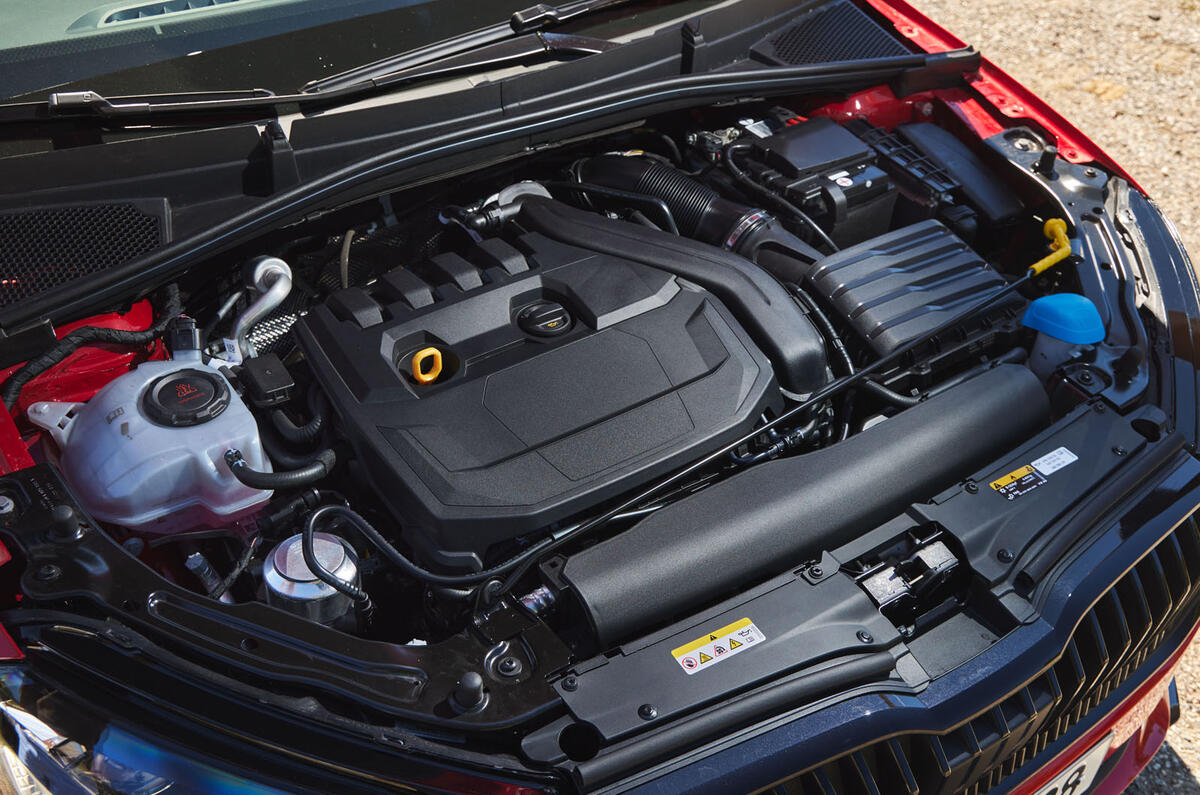 Skoda Fabia Monte Carlo engine