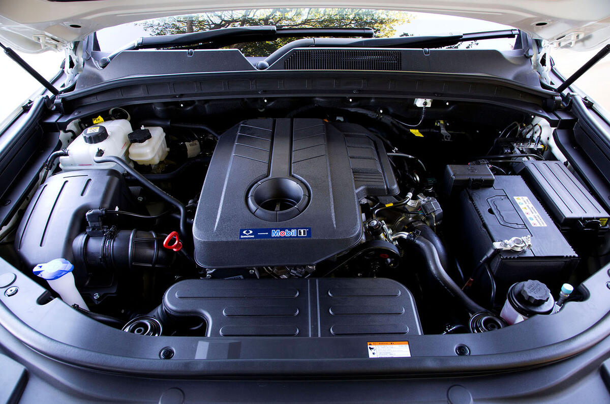 Ssangyong Musso EX 2019 UK first drive review - engine