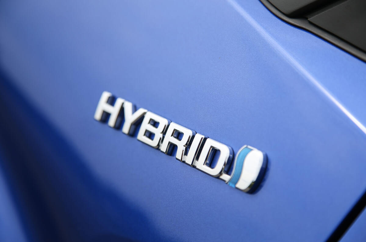 Toyota C-HR 2018 long-term review hybrid badge