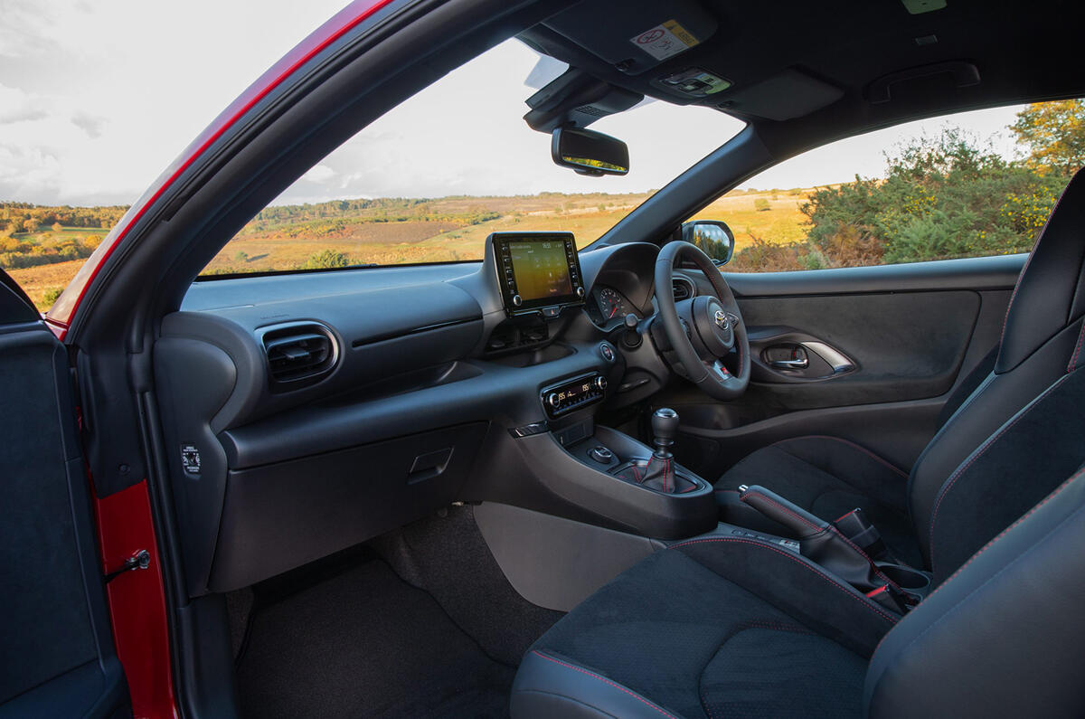 Toyota GR Yaris 2020 UK first drive review - cabin