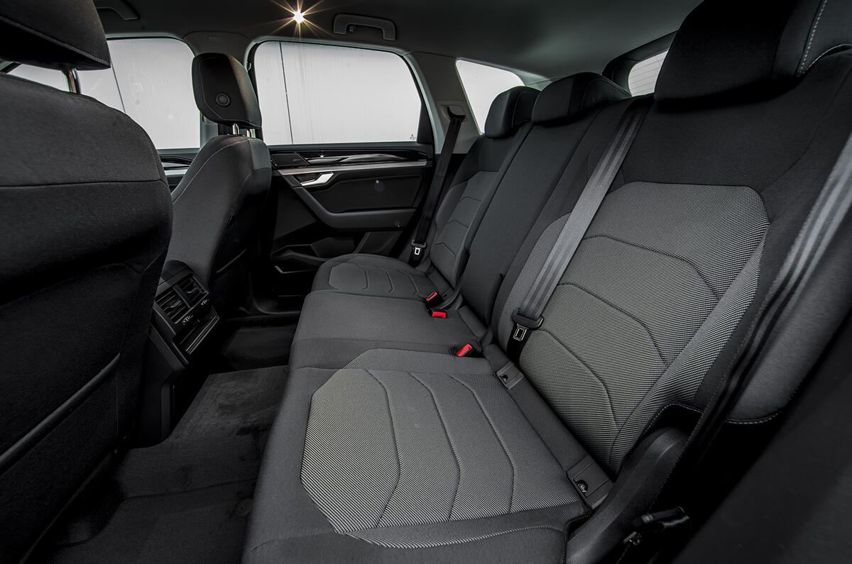 Volkswagen Touareg 2020 UK first drive review - rear seats