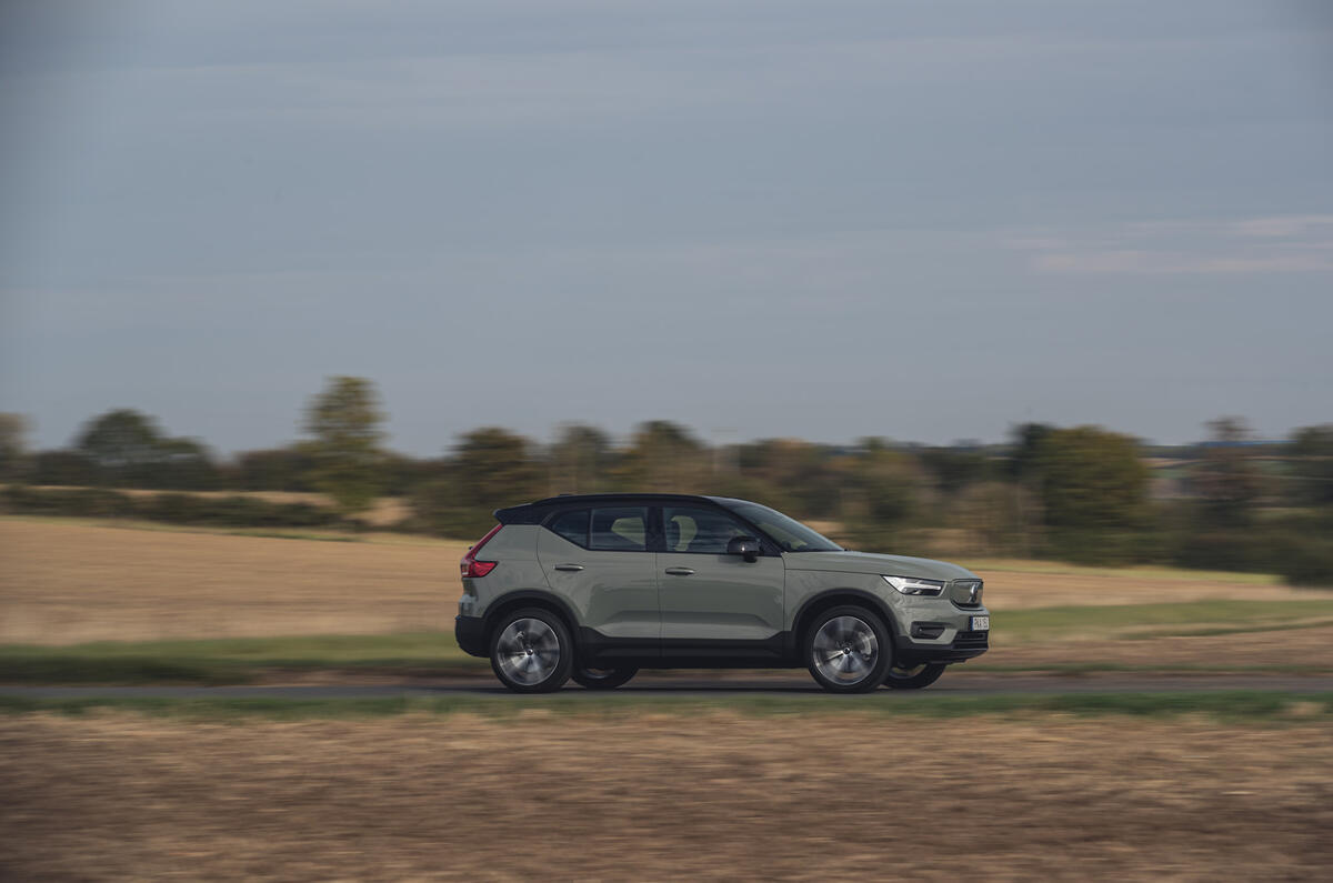 Volvo XC40 P8 Recharge 2020 : premier bilan de conduite au Royaume-Uni - sur la route