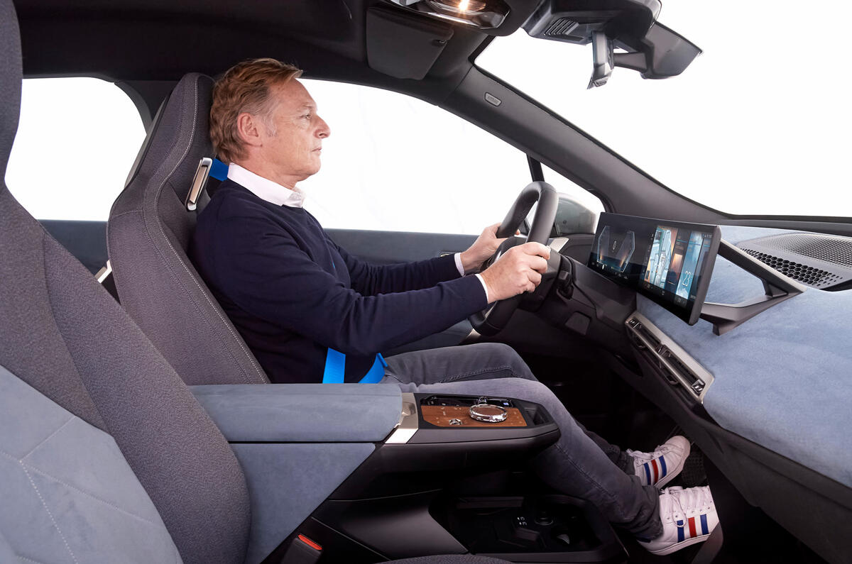BMW iNext official images - Greg Kable drivers seat