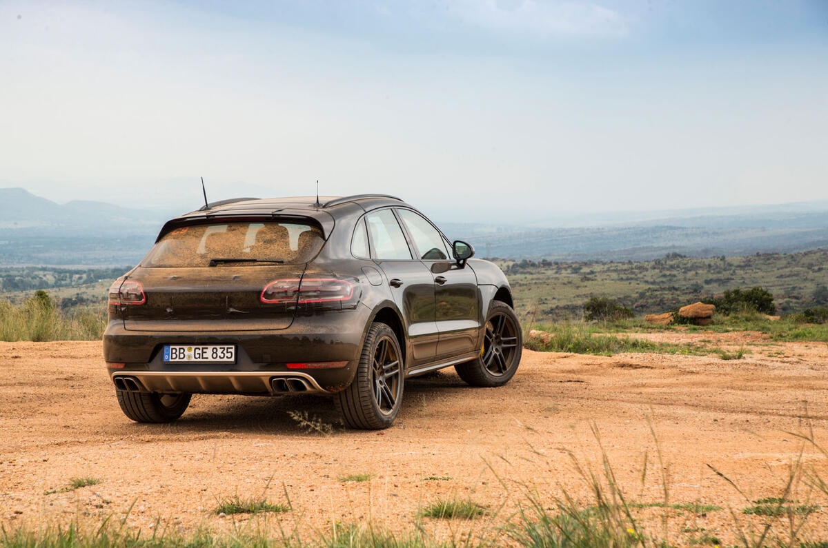 Porsche Macan prototype 2018 static rear