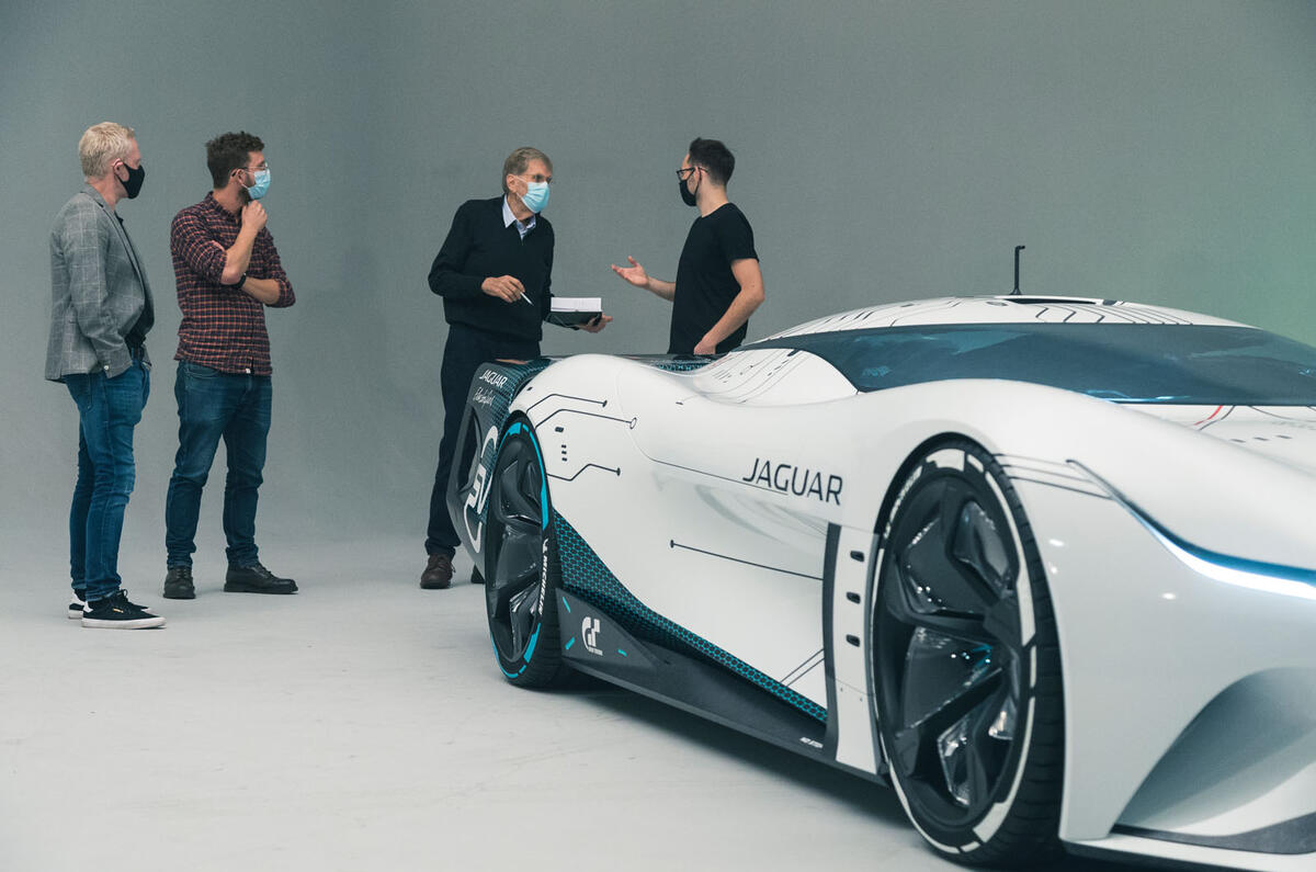 Jaguar Vision GT Concept Gran Turismo - studio interview