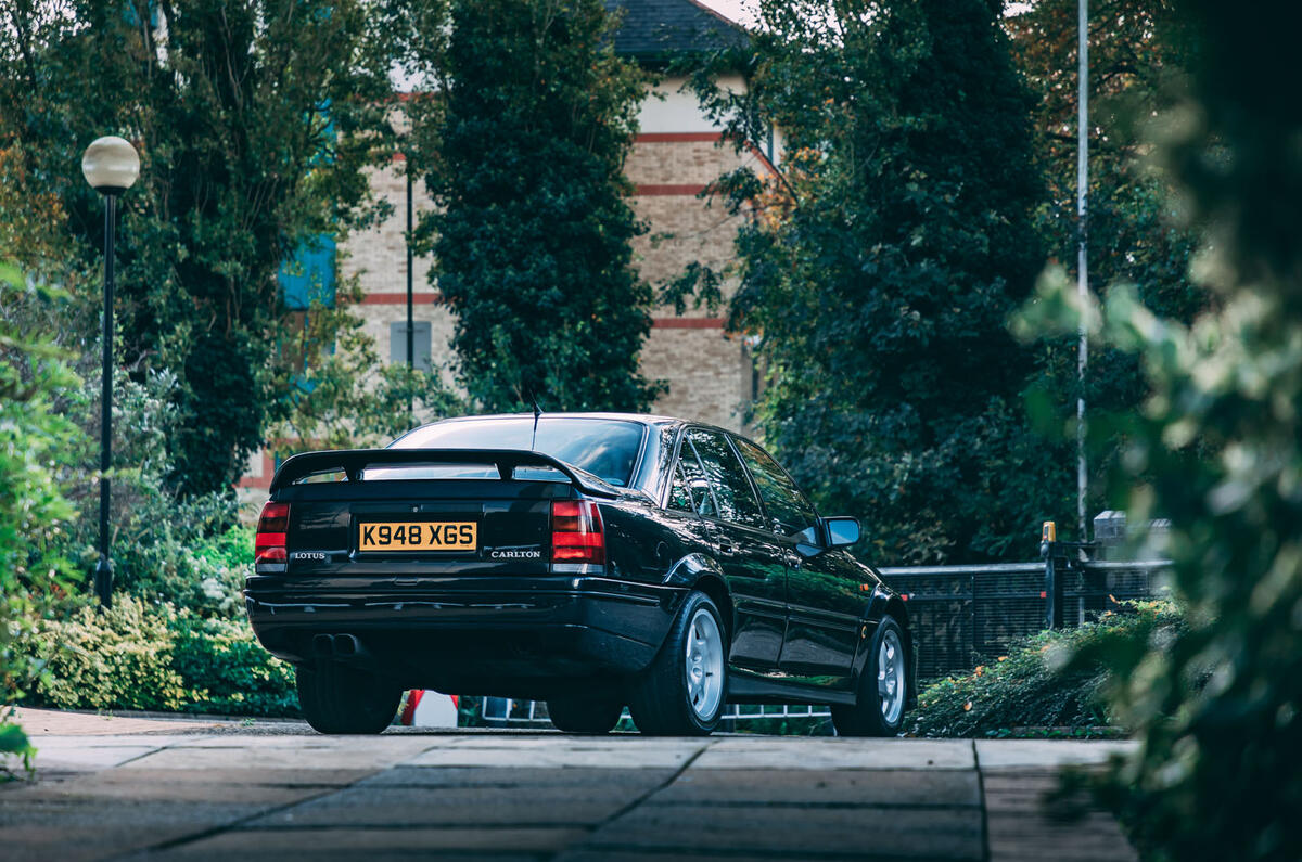 Lotus Carlton at 30 - static rear