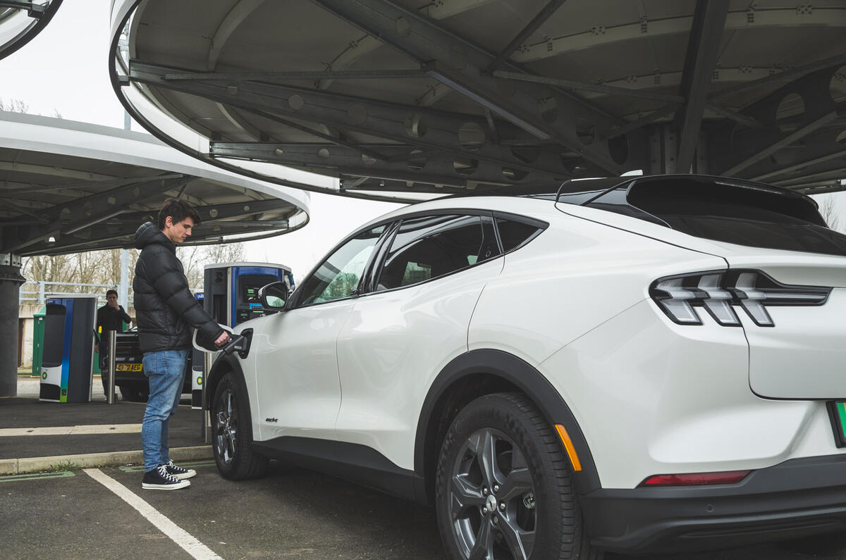 Taking charge VW ID 4 and Ford Mustang Mache meet Polestar 2 Autocar
