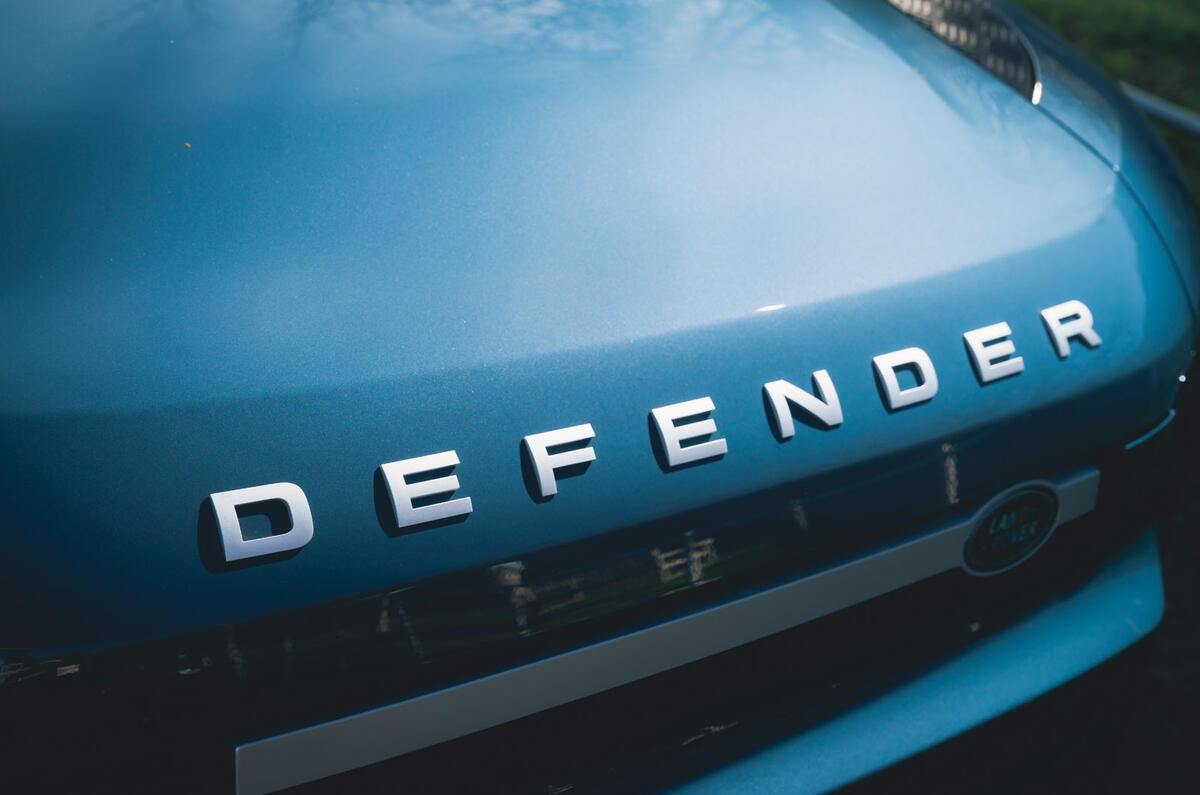 82 Autocar future classics final five 2022 Defender nose badge