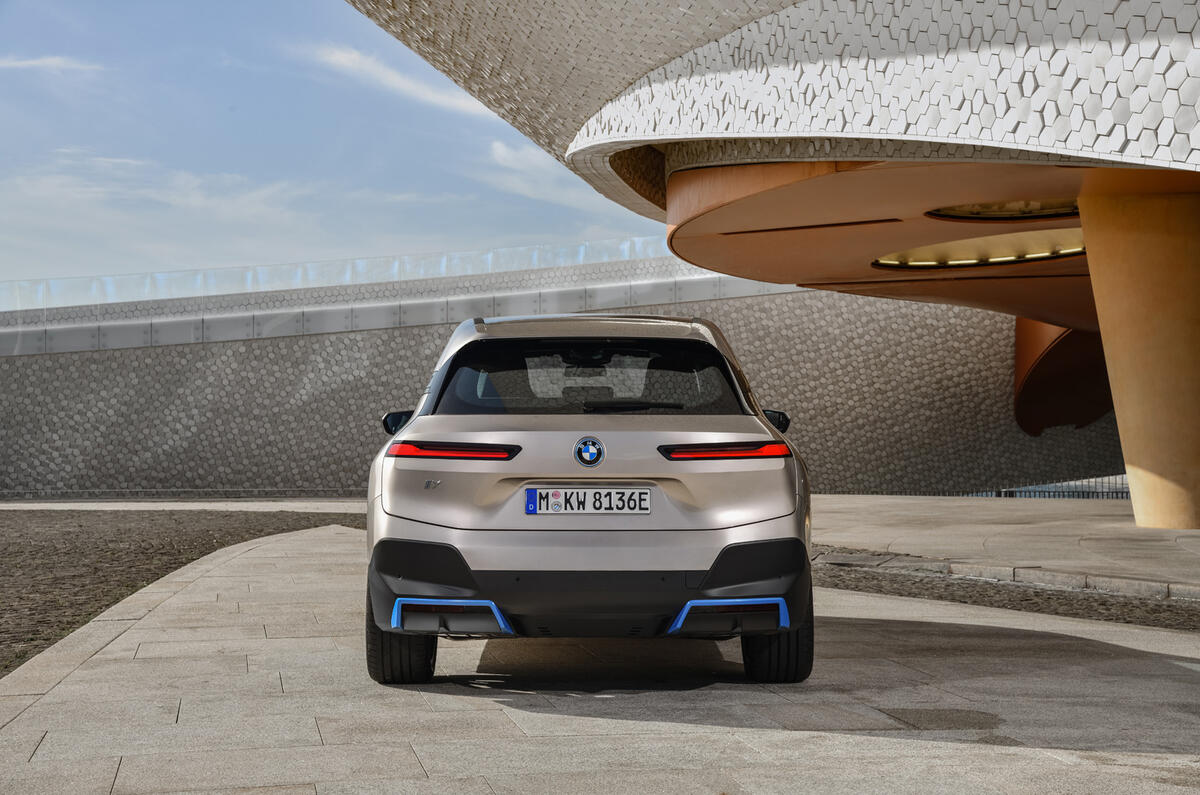 BMW iNext official images - static rear end