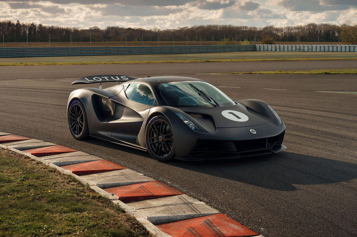 82 Lotus Evija 2021 track drive static