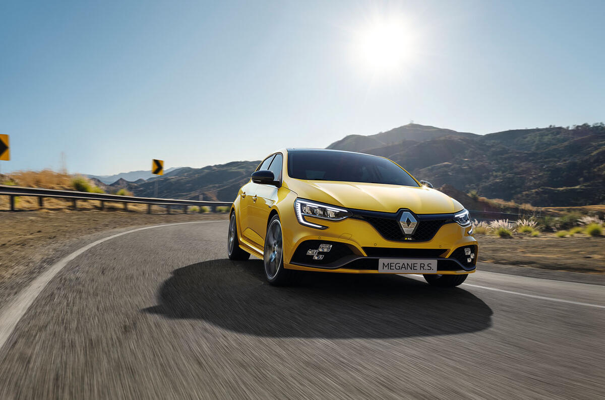 Renault megane 2020 refresh - RS tracking front