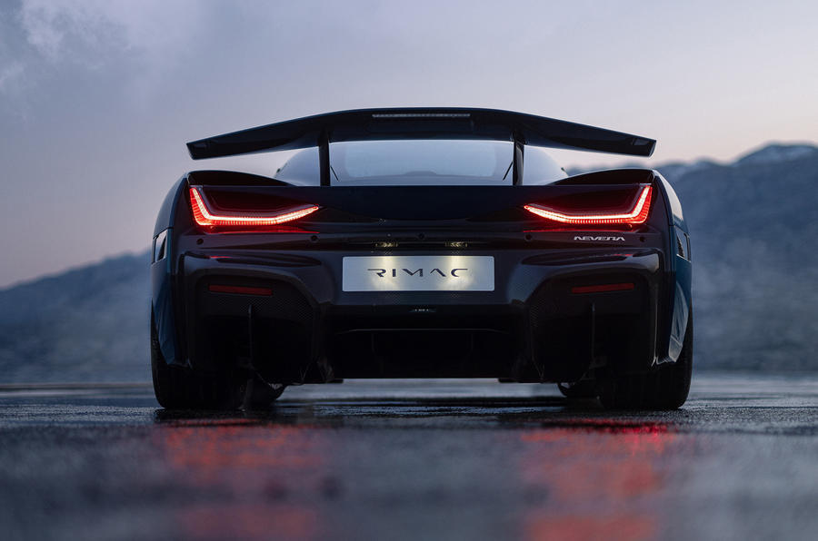82 rimac nevera 2021 official reveal static rear end 0