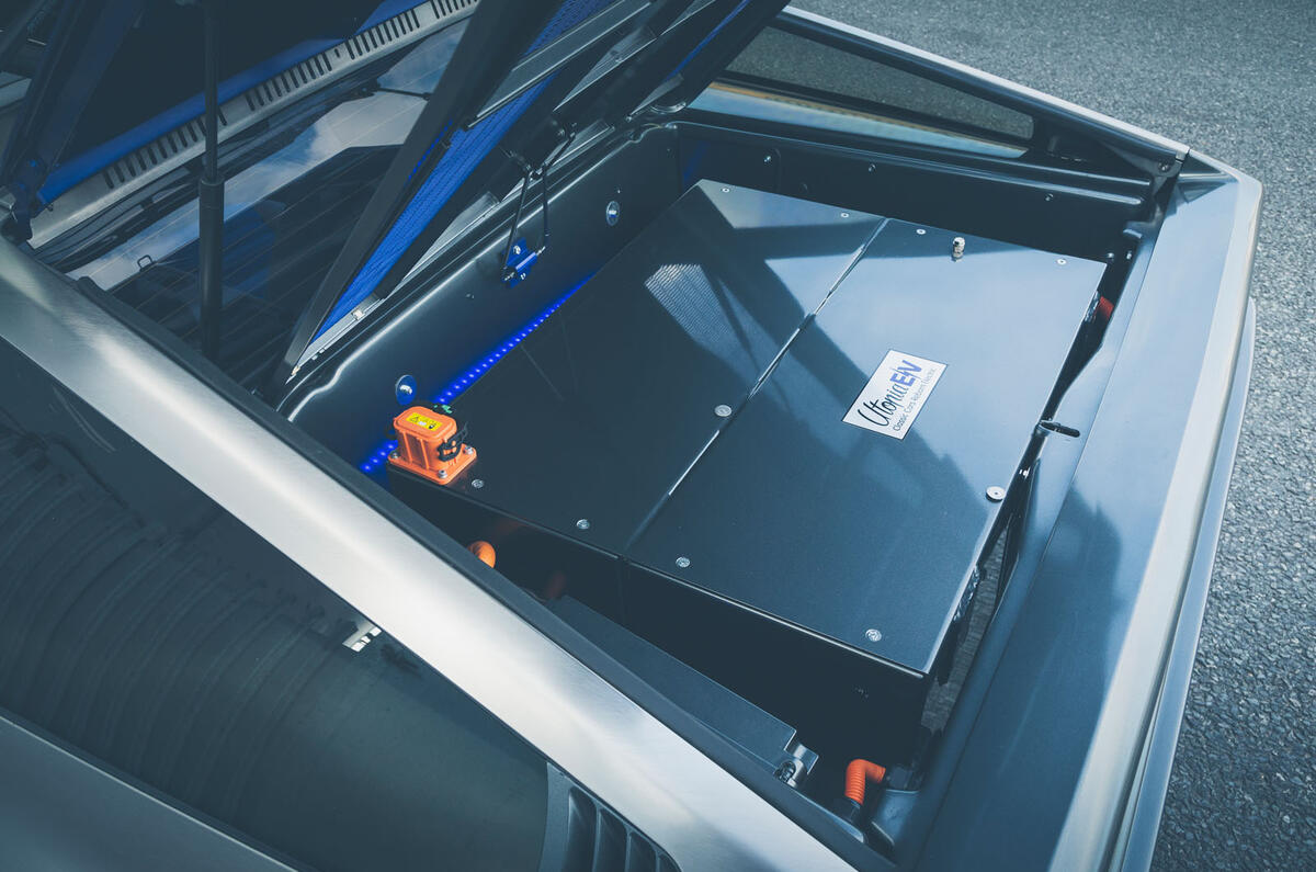 Driving a battery powered DeLorean - batteries