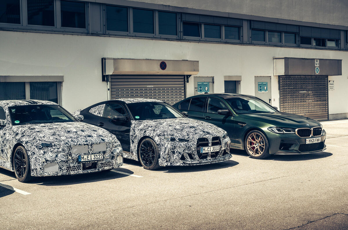 83 bmw m5 cs front quarter prototypes