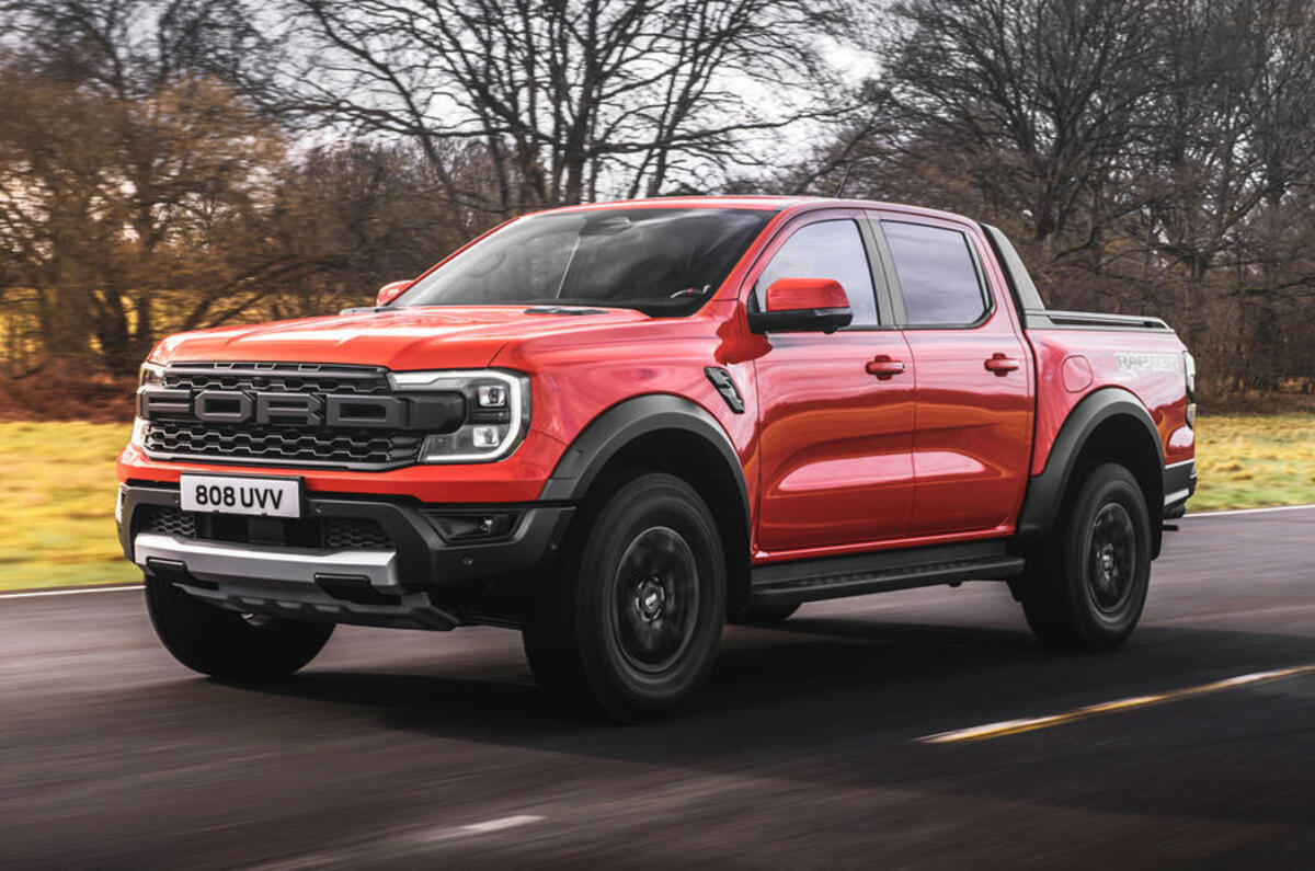 84 2022 ford ranger raptor official reveal on road front 0