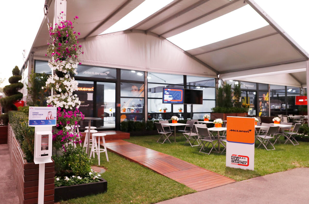 Holding a Grand Prix during a pandemic - McLaren pop-up