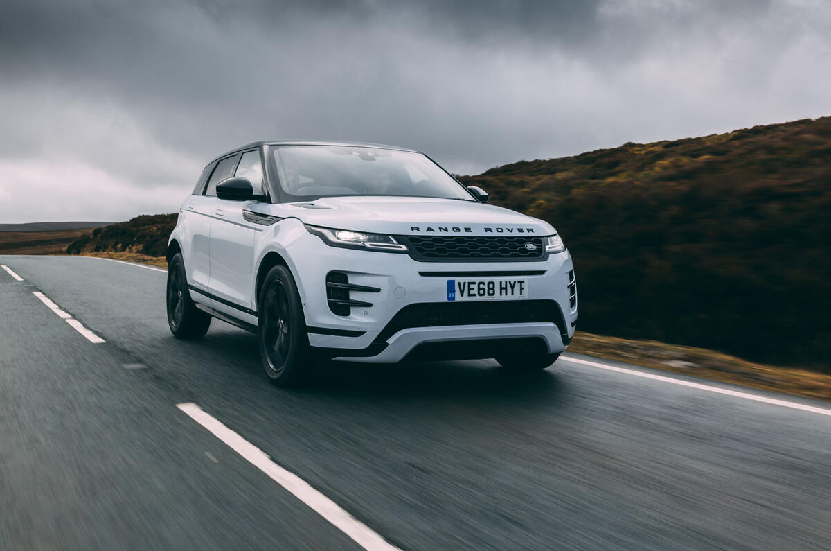 Land Rover Range Rover Evoque 2019 first ride review - on the road hero