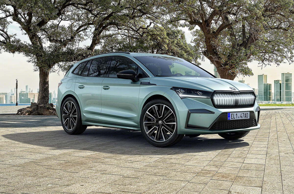 Skoda Enyaq iV: first examples of electric SUV leave factory | Autocar