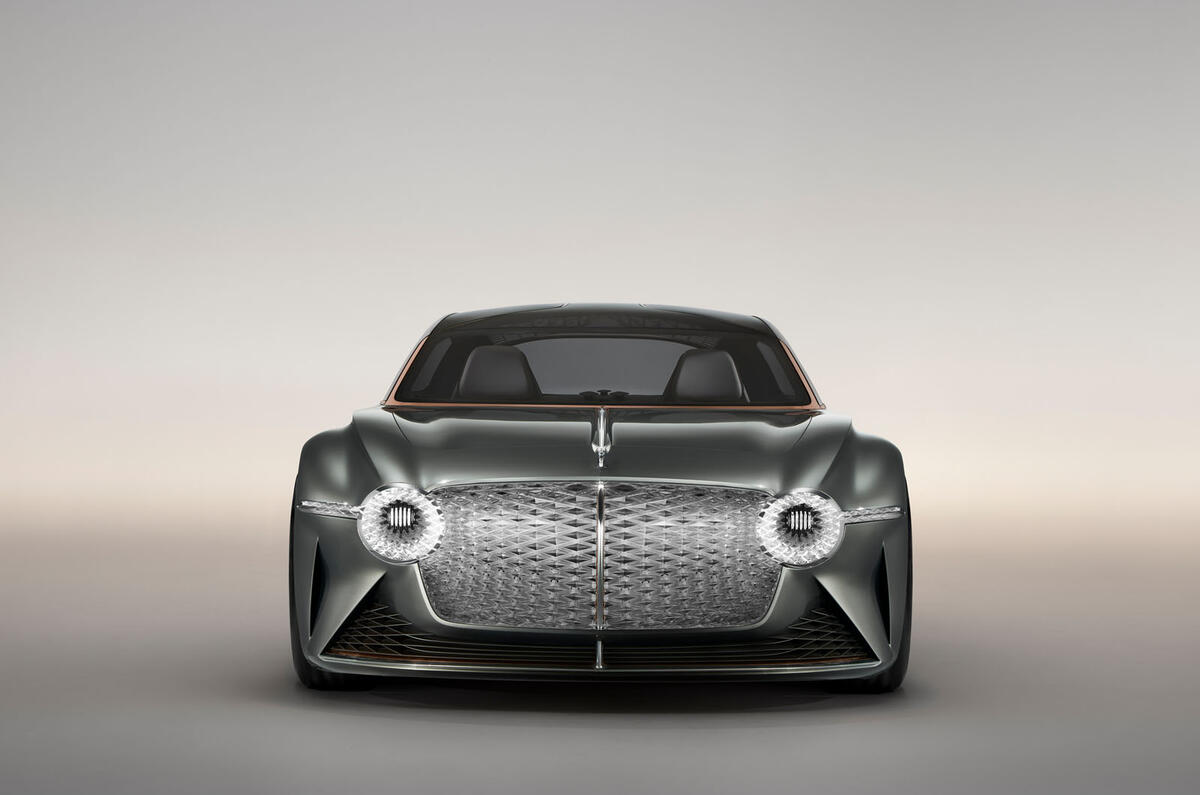 Bentley EXP 100 GT Concept official images - nose
