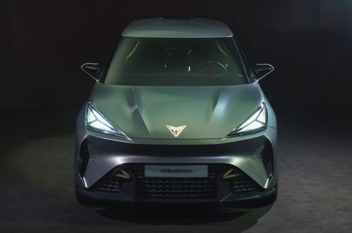 86 cupra urban rebel above front