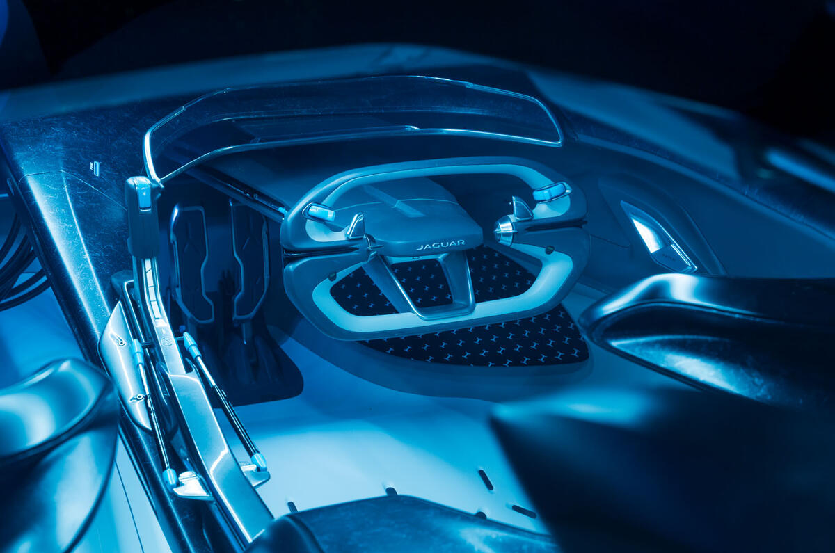 Jaguar Vision GT Concept Gran Turismo - studio static steering wheel