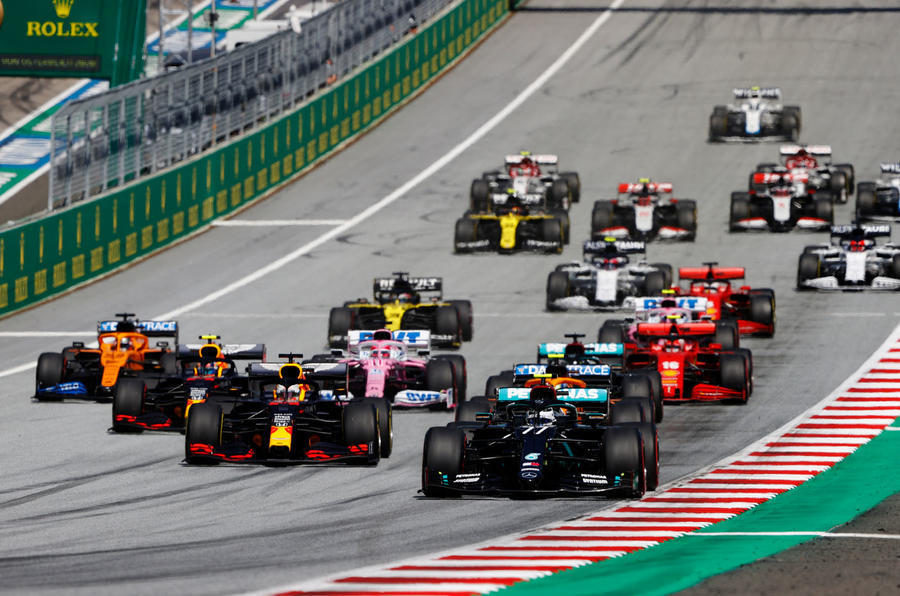 Formula 1 grid 2020