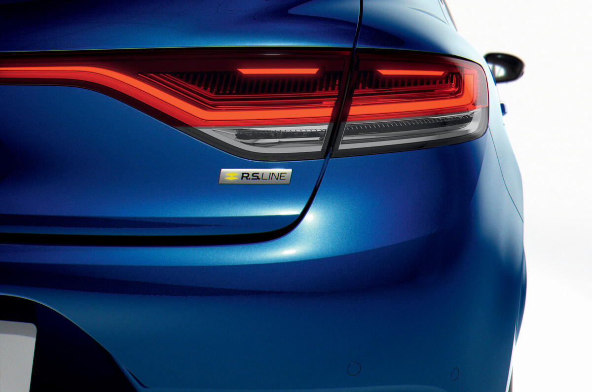 Renault megane 2020 refresh - RS line rear lights