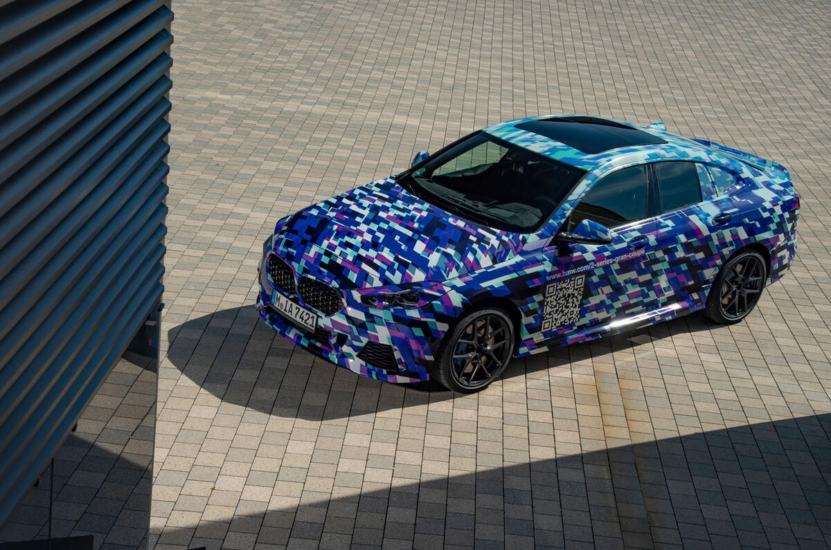 BMW 2 Series Gran Coupé prototype drive - static