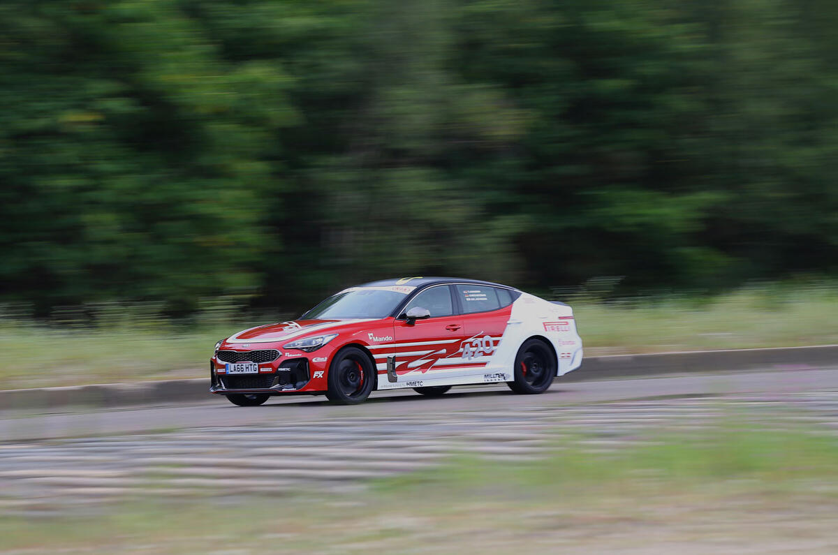 99 Kia Stinger GT420 racer - track side