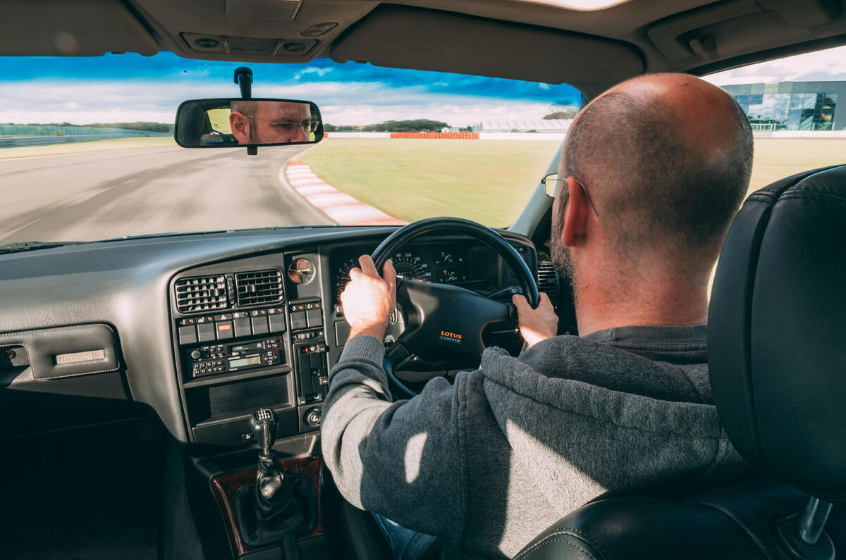 Lotus Carlton at 30 - Matt Prior driving