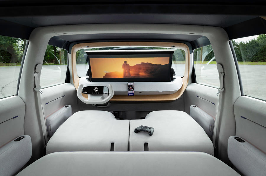 87 Volkswagen ID Life concept drive estilo de vida interior