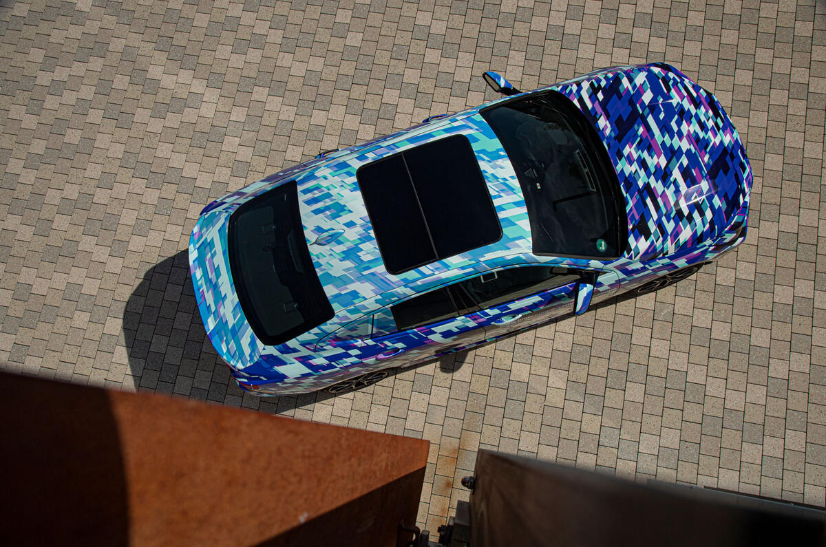 BMW 2 Series Gran Coupé prototype drive - aerial view