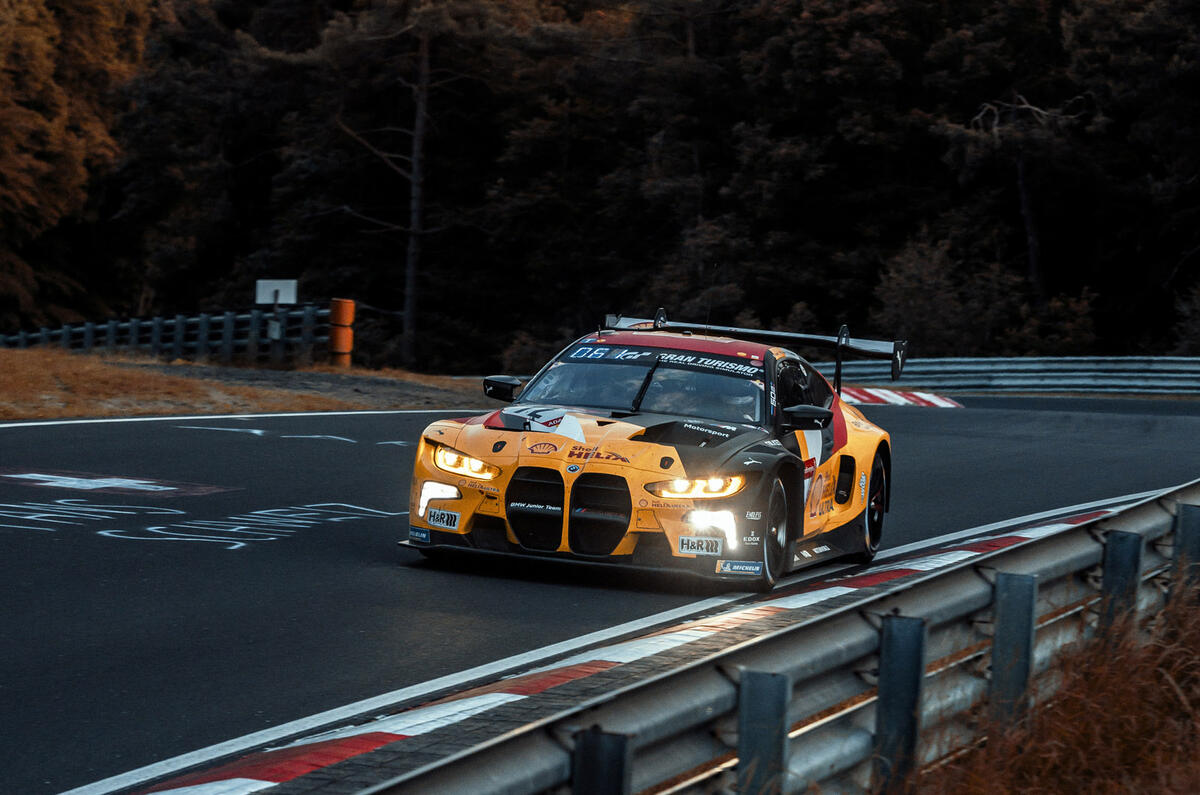 88 bmw m4 gt3  nurburgring front