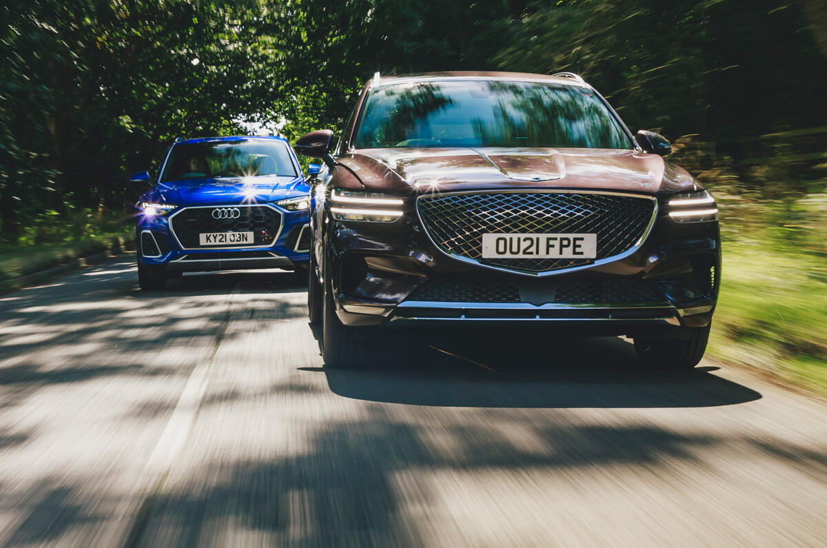 Join the Q New Genesis GV70 faces Audi Q5 Autocar
