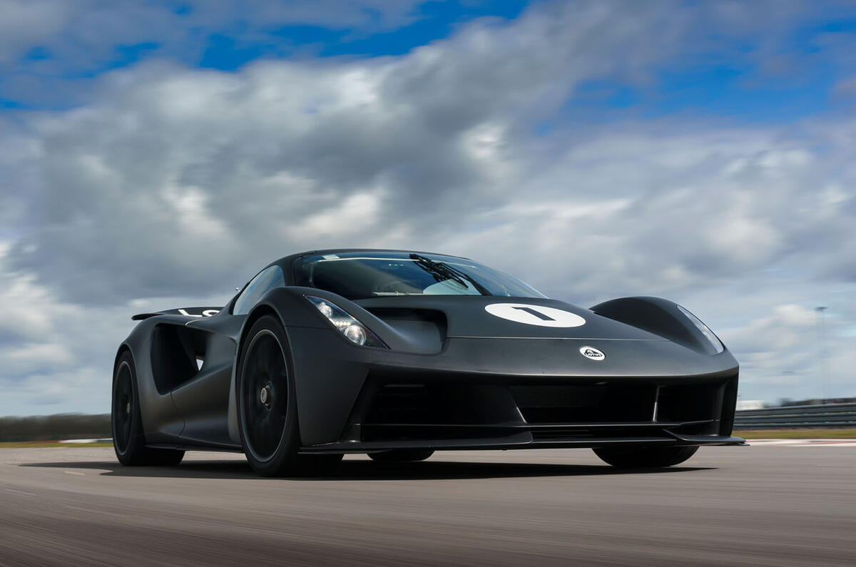 88 Lotus Evija 2021 track drive tracking low