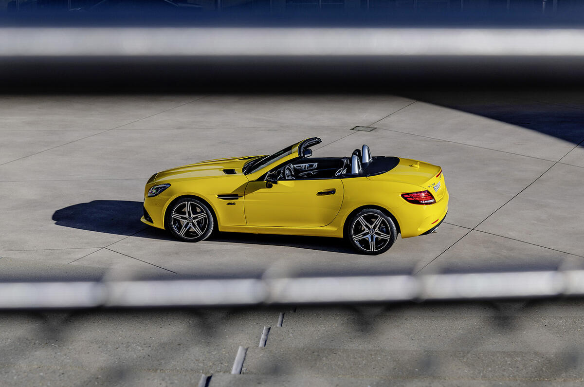 Mercedes-Benz SLC final edition official press - static rear