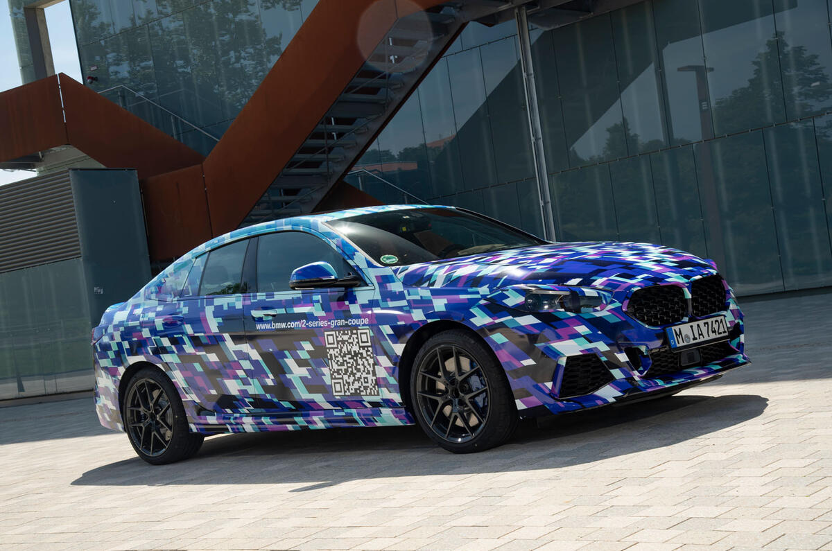 BMW 2 Series Gran Coupé prototype drive - static front