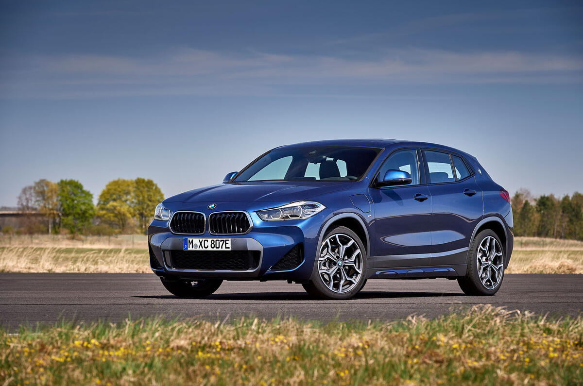 BMW X2 plug-in hybrid official press images - static front