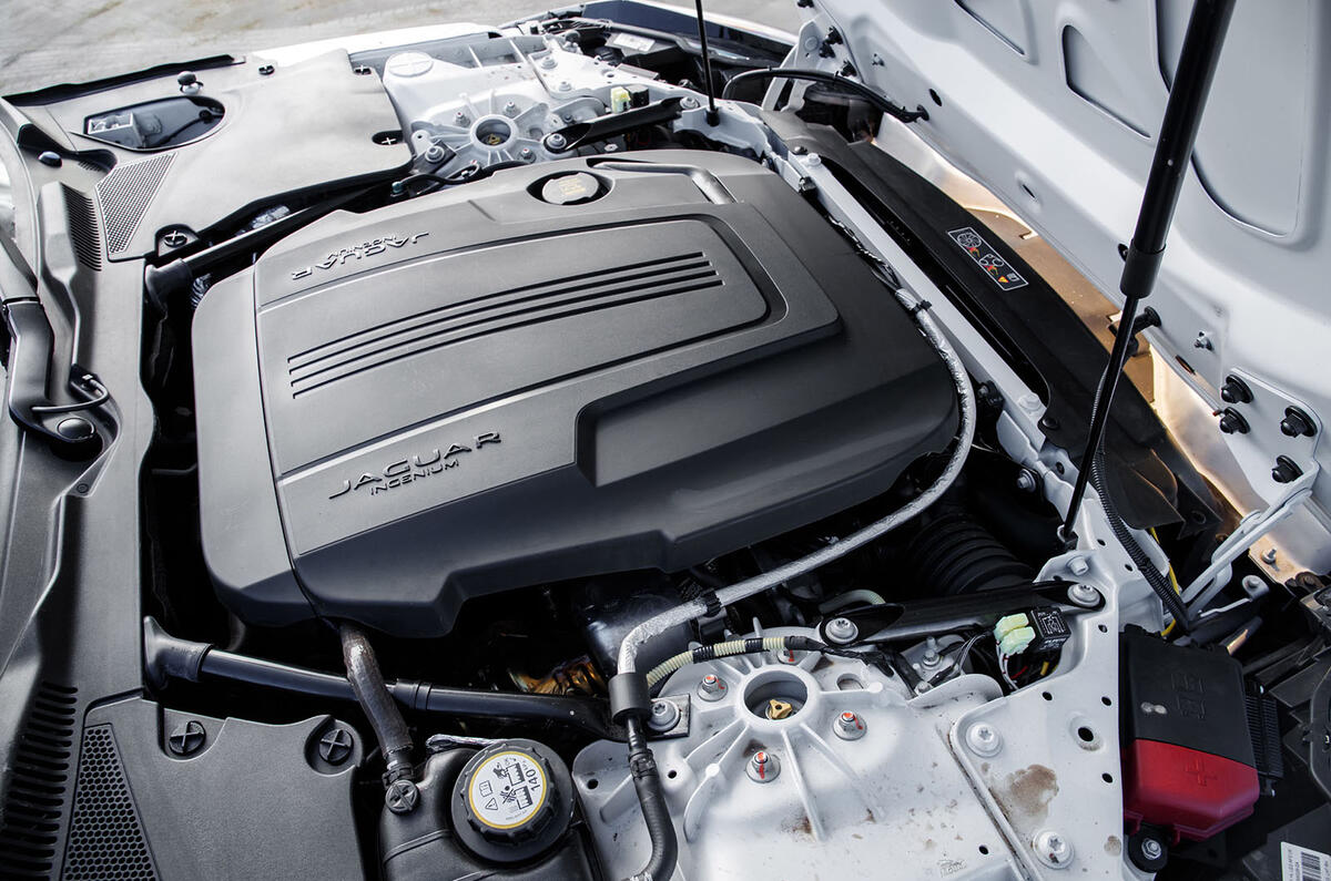 Jaguar F-Type rally car 2019 driven engine