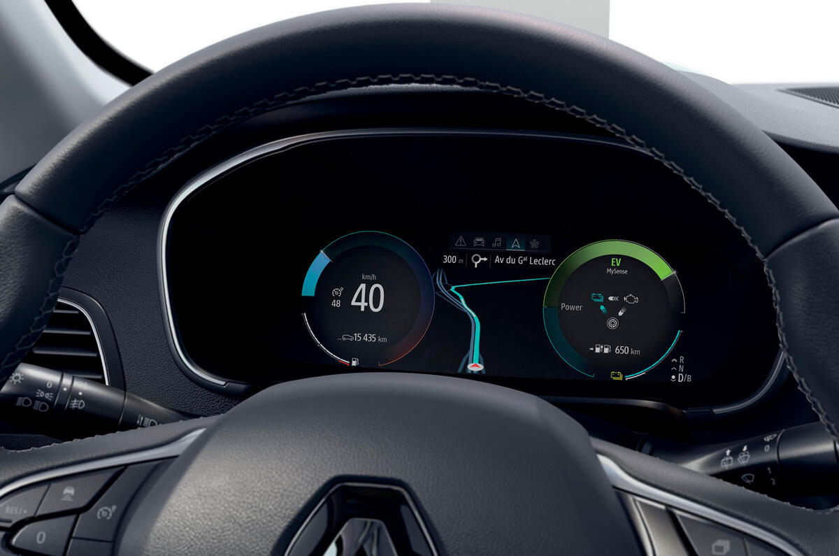 Renault megane 2020 refresh - instruments