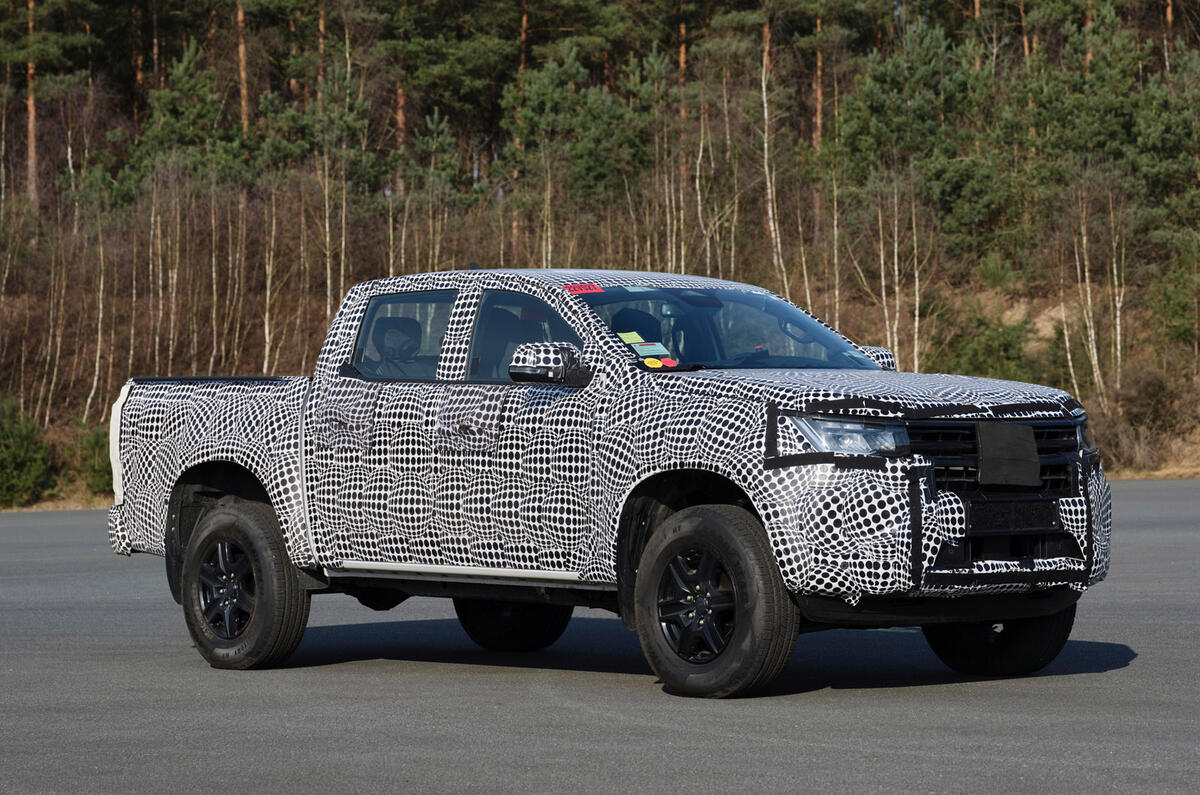 89 Volkswagen Amarok prototype action static front
