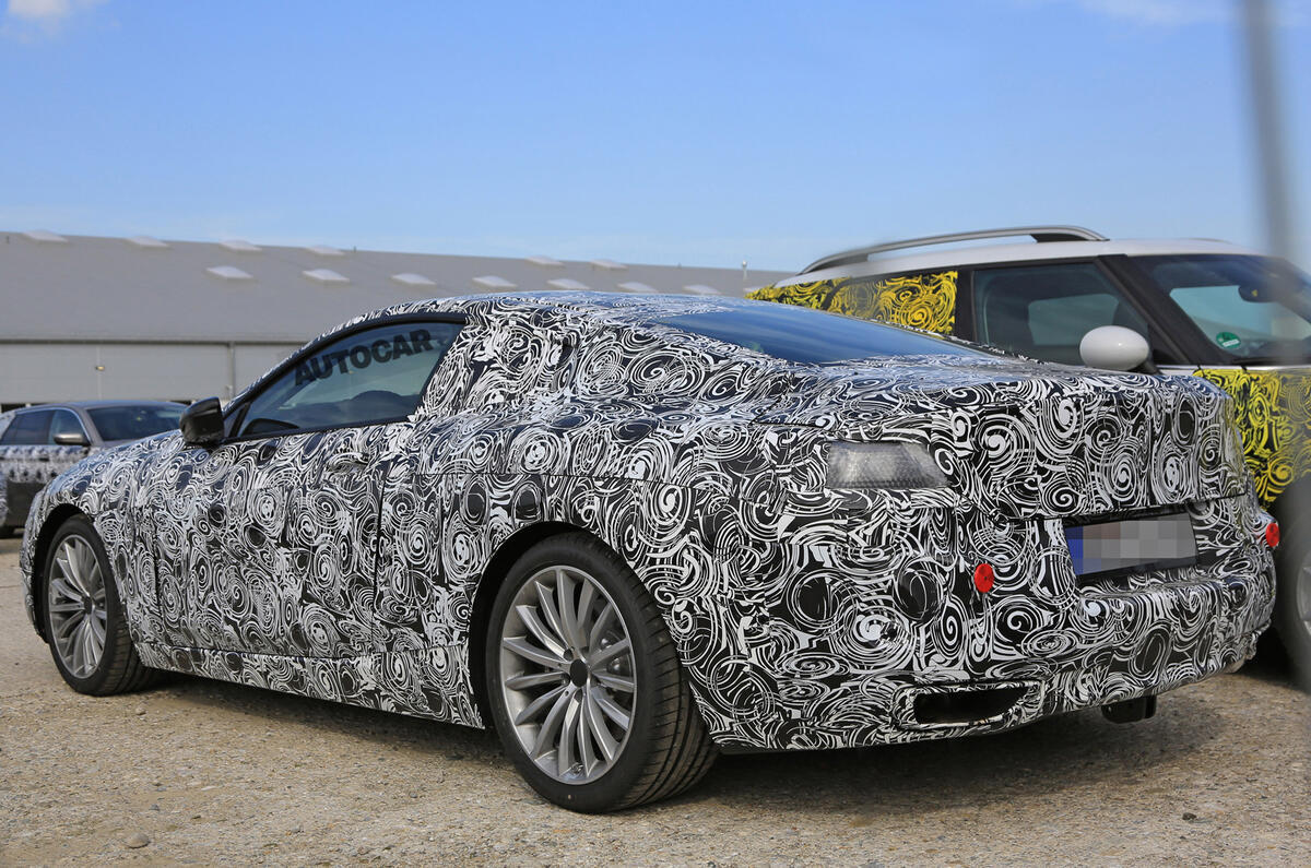 BMW 8 Series spotted in development